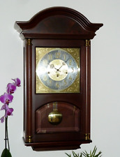 Scarce American Sligh Hermle Pendulum Triple 3 Tune Westminster Chime Wall Clock