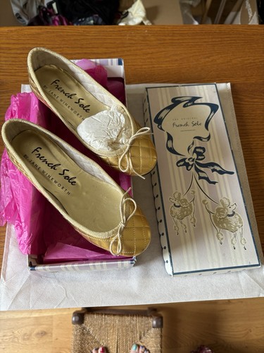 French sole gold metal gina - sole,