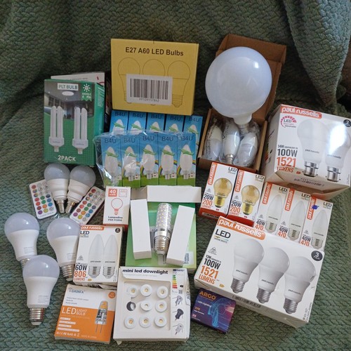 Various brands light - , bulbs