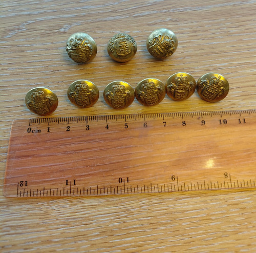 British military blazer metal