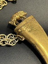 Victorian Brass  Vesta Case