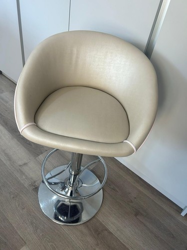 Beige faux leather - beige,