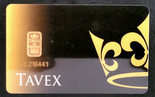 Tavex 24k gold bar - gold, 1g
