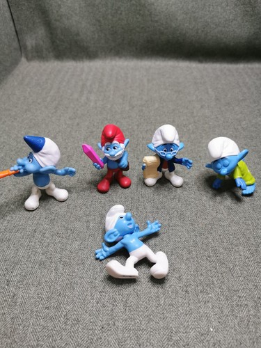 Vintage smurfs figures lot - vintage,