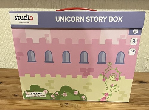 Unicorn story box wooden - story,