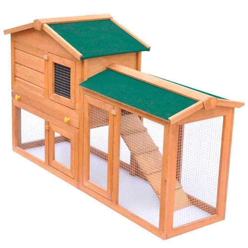 Outdoor large rabbit hutch - rabbit,
