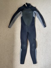 Men's O'Neill Wetsuit 2mm Black Grey Size Small Back Zip