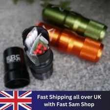 Aluminum EDC Survival Pill Match Case Box Container Keychain Set Outdoor Hunting