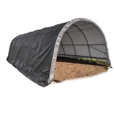Heavy Duty Field Shelter 195gsm GREY Heavy Duty Cover L: 7x W: 3.5 x H: 2.4m