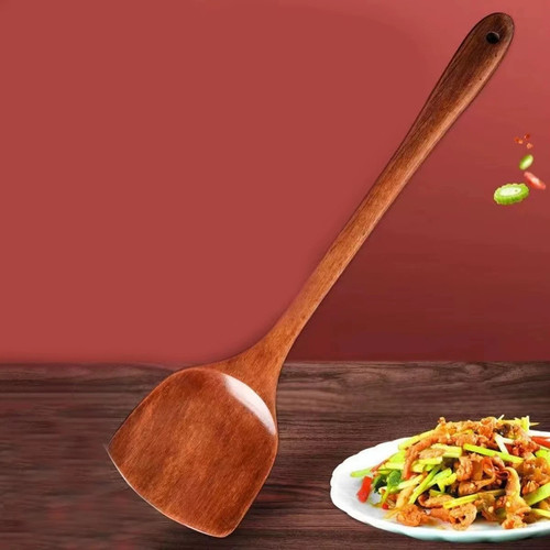 Wooden wok shovel cooking - shovel,