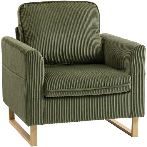 Homcom armchair with metal - homcom,