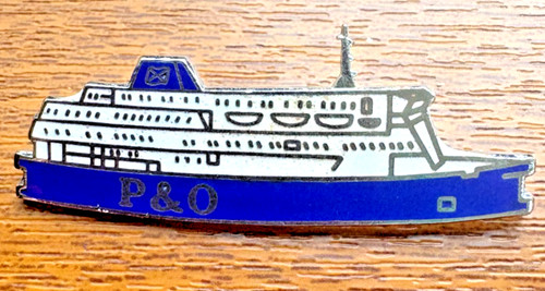 Ferry pin badge enamel - ferry,