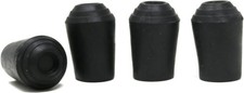 SET OF 4 HEAVY DUTY 16mm WALKING STICK RUBBER FERRULES Cane Crutch Grip Tip Ends