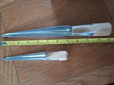 Stainless Steel Swedish Splicing Fids.  Set of Two.  170 & 280 mm. 3 Strand Rope