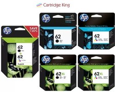 HP Genuine 62 inks - Black & Colour Ink Cartridges for Envy 5540 Printer