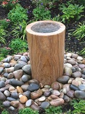 Infinity column water feature - column,