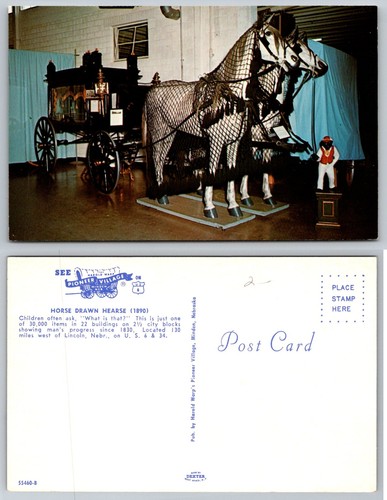 1890 horse drawn - drawn, hearse