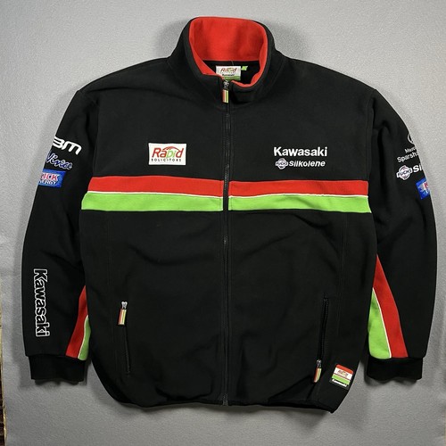 Kawasaki fleece jacket black - jacket,
