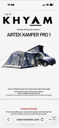 Khyam airtek kamper pro - kamper, 1
