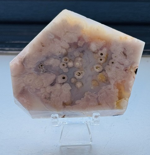 Large flower agate druzy - agate,