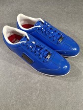 Firetrap Dr Osindero Blue Trainers Shoes Mens UK 7 Snakeskin Pattern Lace Up