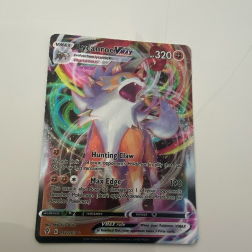 Pokémon tcg lycanroc vmax - pokémon,