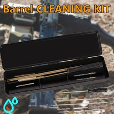 9Pcs GUN CLEANING KIT Barrel Air Rifle Pistol Airgun Rimfire 177 22 Rods Brushes