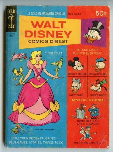 Gold key walt disney - key,