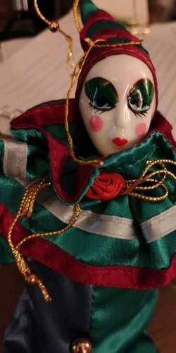 Vtg jester clown hand - jester,