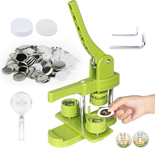 Badge maker machine making - maker,