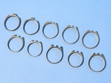 10 x Various Sized 925 Silver