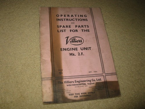 Villiers motorcycle engine - villiers,