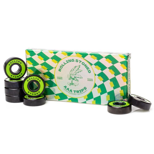 Rolling stoned skateboard - stoned,