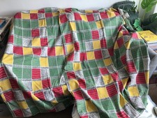 Vintage 1950s Curtains Red
