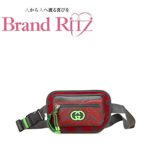 Used gucci nylon belt bag - gg,