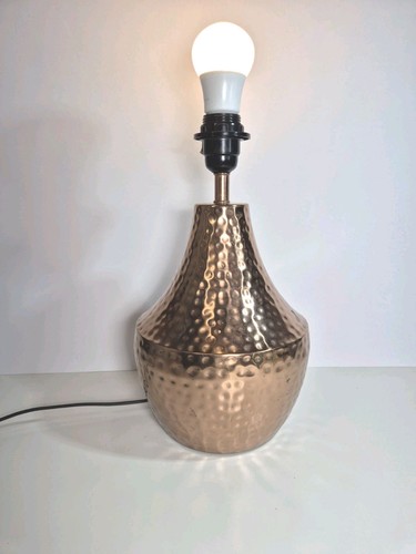 Vintage round metal hammered - vintage,