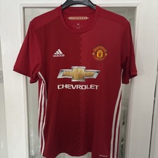 ADIDAS MANCHESTER UTD 2015 FOOTBALL SHIRT M ADULT IBRAHIMOVIC No9 NEWTON HEATH 