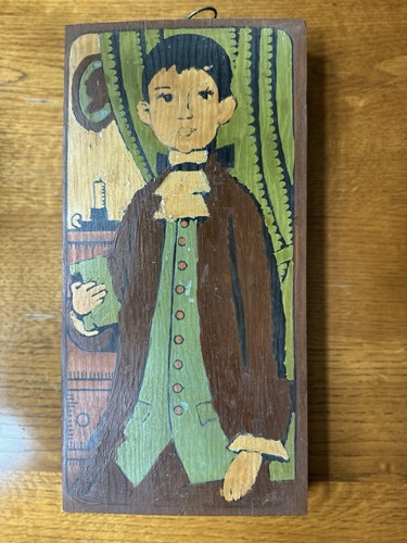 Antique folk art wood - folk,