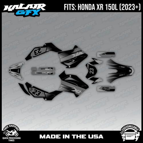 Graphics decal kit for - graphics, honda