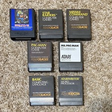 Atari 8bit computer 7 x carts