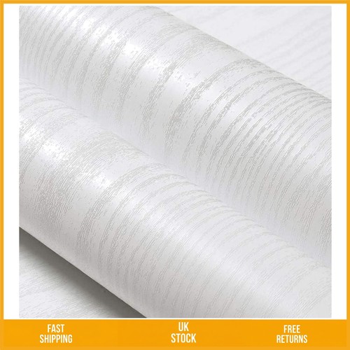 Elegant white wood grain - white, vinyl