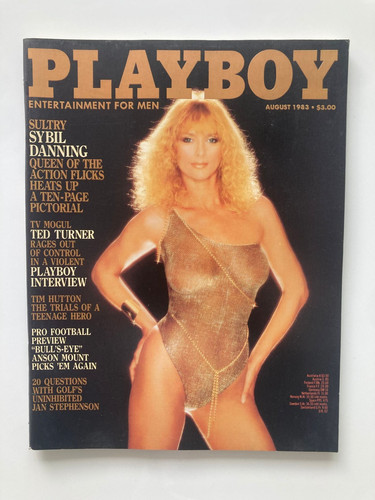 Playboy magazine august 1983 - august,