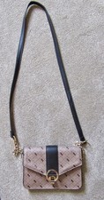 TOPSHOP Shoulder Handbag Brown / Dark Beige: 8 by 6 in : with about 45 in handle