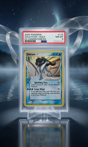 Suicune gold star holo 115 - suicune,