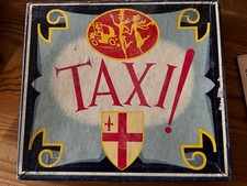 Vintage 1950 Taxi Board Game