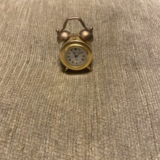 Miniature Brass Clock 