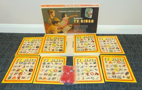 Vintage tune bingo board - in,