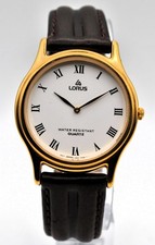 Lorus Quartz gold plated gents