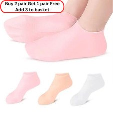 2pcs Silicone Foot Care Socks Moisturizing Gel Socks Elastic Cracked Skin Care