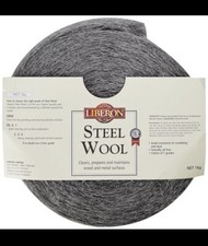 Liberon Steel Wool Grade 4 1Kg Roll - Virtually Oil Free Dust Flexible Abrasive